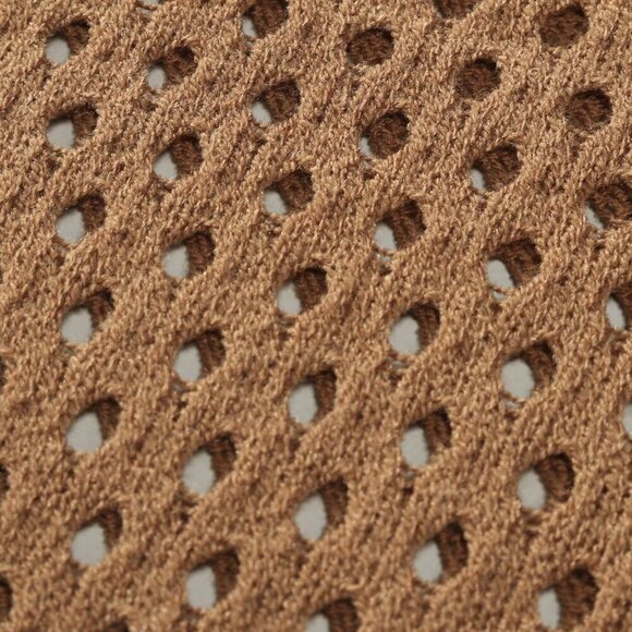 Camel Casual Men's Crochet Short Sleeve Round Neck Top - Picture 4 of 6